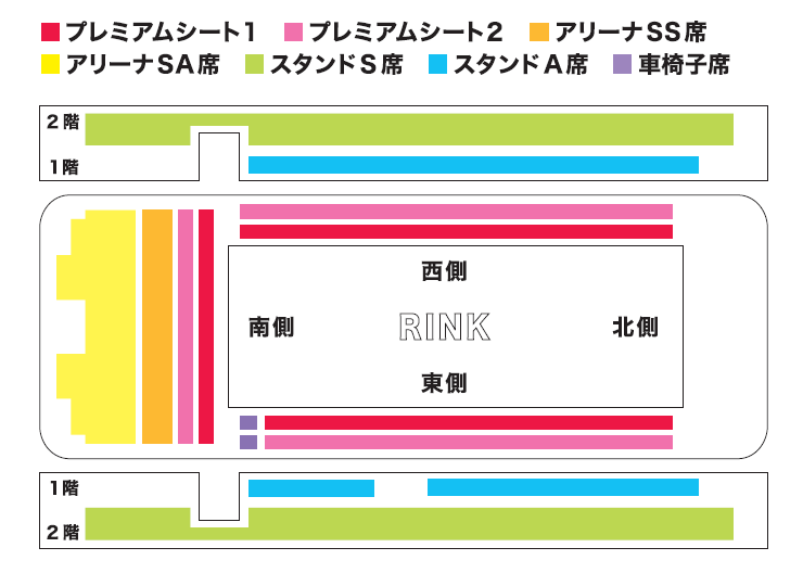 会場内座席図