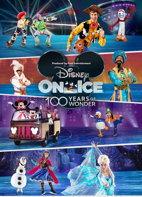 Disney ON ICE 2024 大阪,神戸の最速先行予約チケット案内チラシ